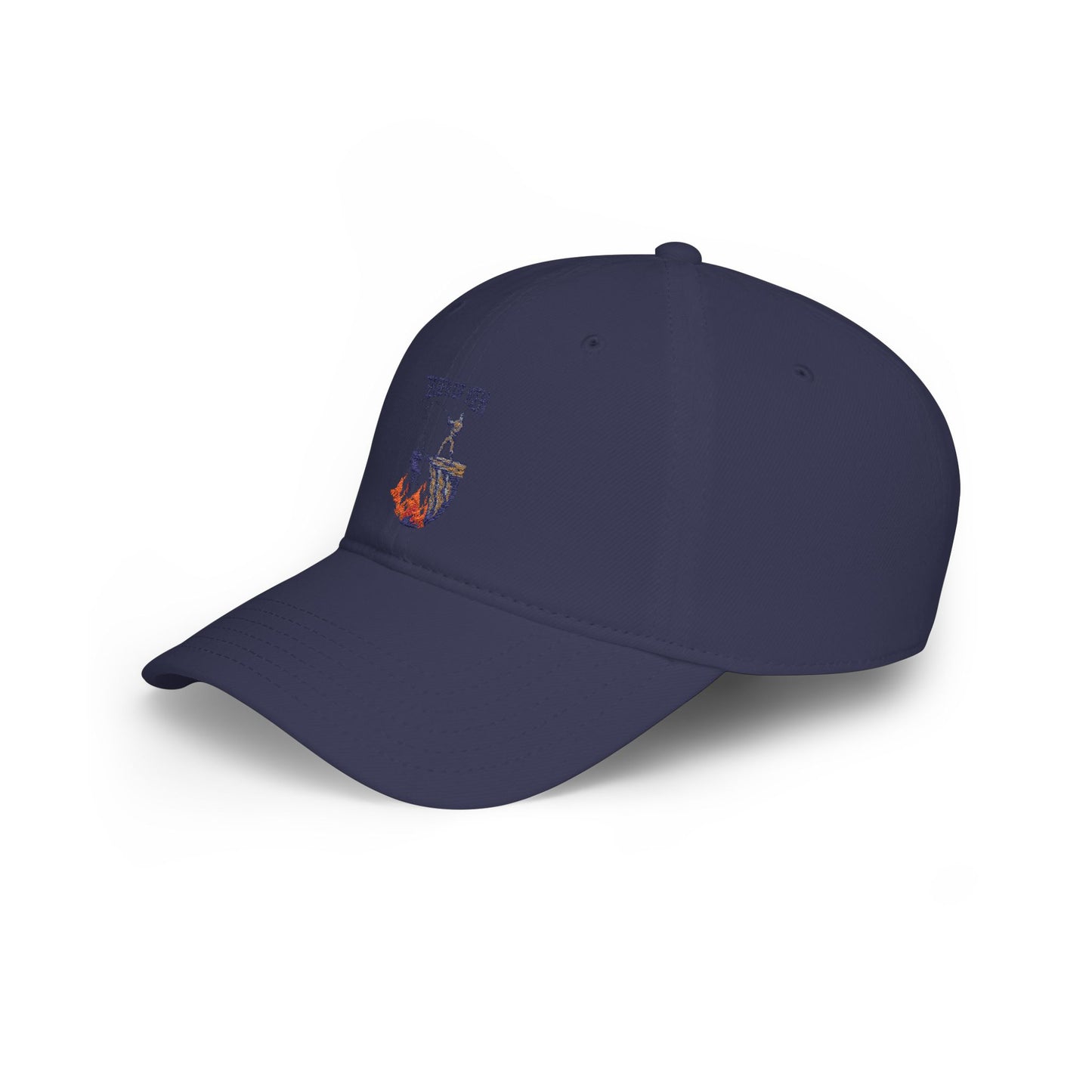 Fishing Dad Low Profile Baseball Cap — 'Fisher of Men' Nautical Embroidered Hat