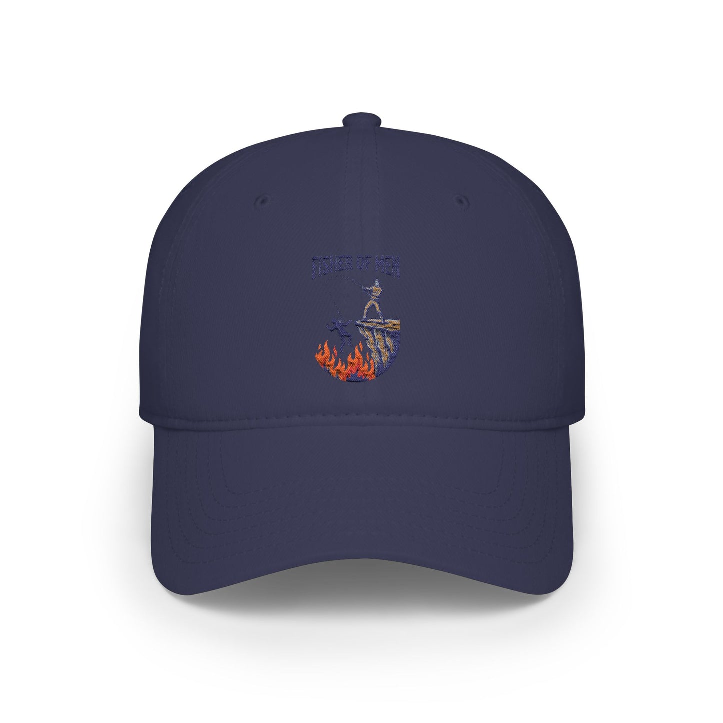 Fishing Dad Low Profile Baseball Cap — 'Fisher of Men' Nautical Embroidered Hat