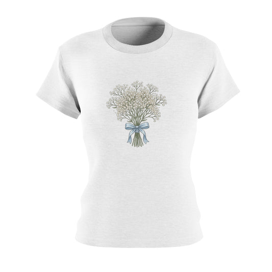 Baby's Breath Tee with Bow- DFHR