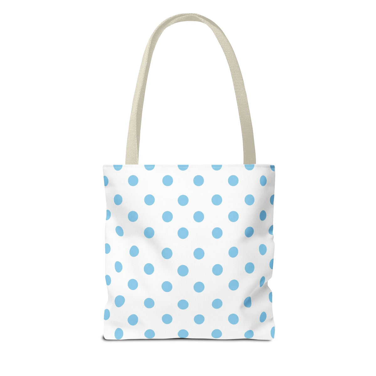 Baby Blue Polka Dot Bouquet Tote Bag