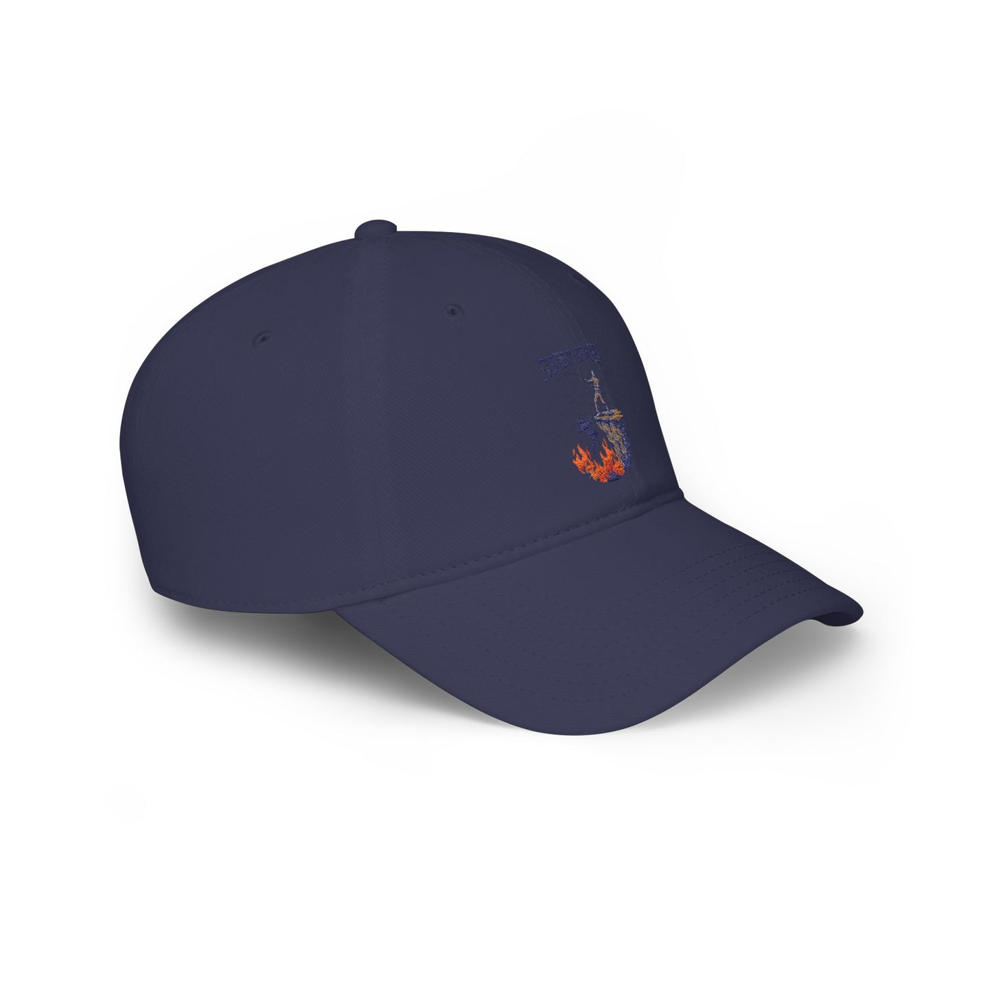 Fishing Dad Low Profile Baseball Cap — 'Fisher of Men' Nautical Embroidered Hat