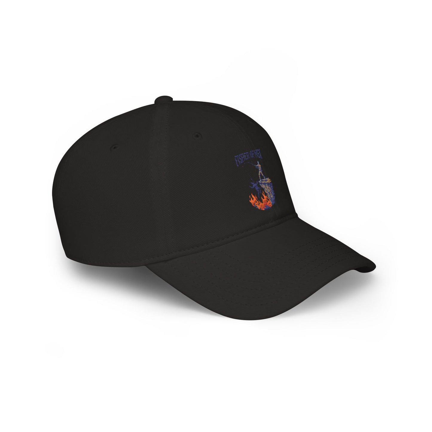 Fishing Dad Low Profile Baseball Cap — 'Fisher of Men' Nautical Embroidered Hat