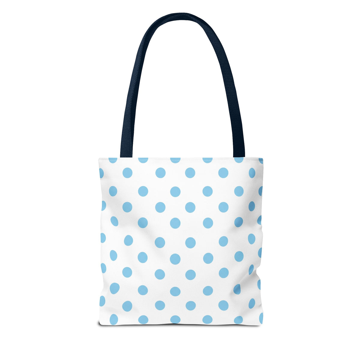 Baby Blue Polka Dot Bouquet Tote Bag