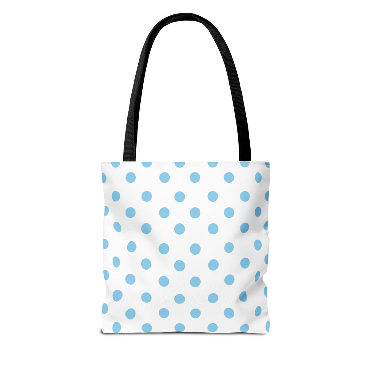 Baby Blue Polka Dot Bouquet Tote Bag