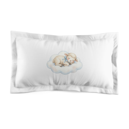 Baby Lamb Pillow Sham – Floral Microfiber Decorative Pillowcase