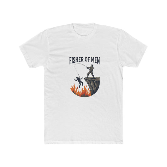 Fisher of Men T‑Shirt — Vintage Cliff Rescue Christian Tee
