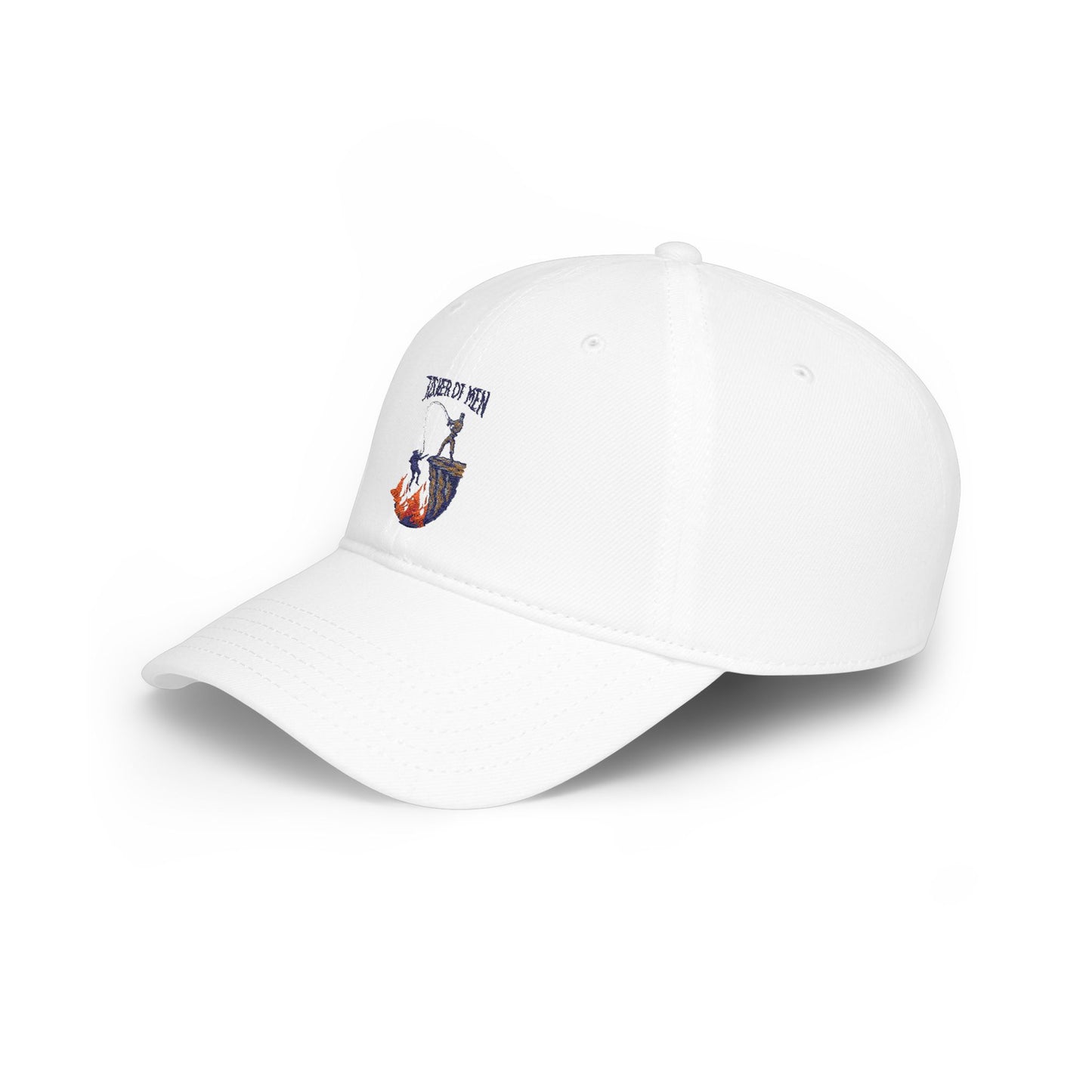 Fishing Dad Low Profile Baseball Cap — 'Fisher of Men' Nautical Embroidered Hat