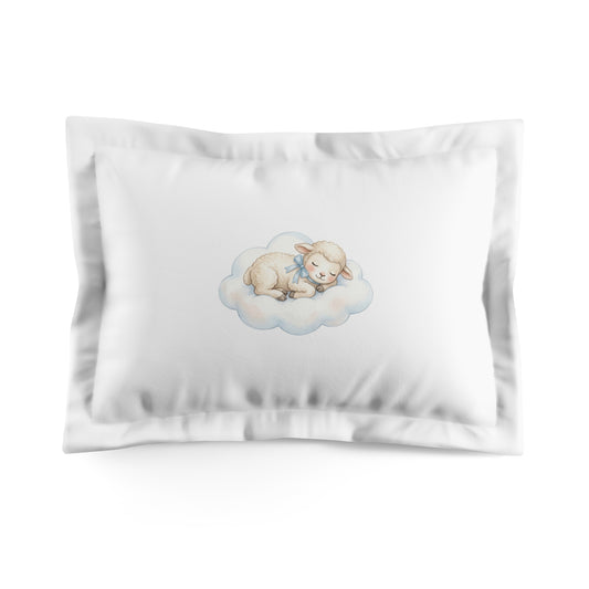 Baby Lamb Pillow Sham – Floral Microfiber Decorative Pillowcase