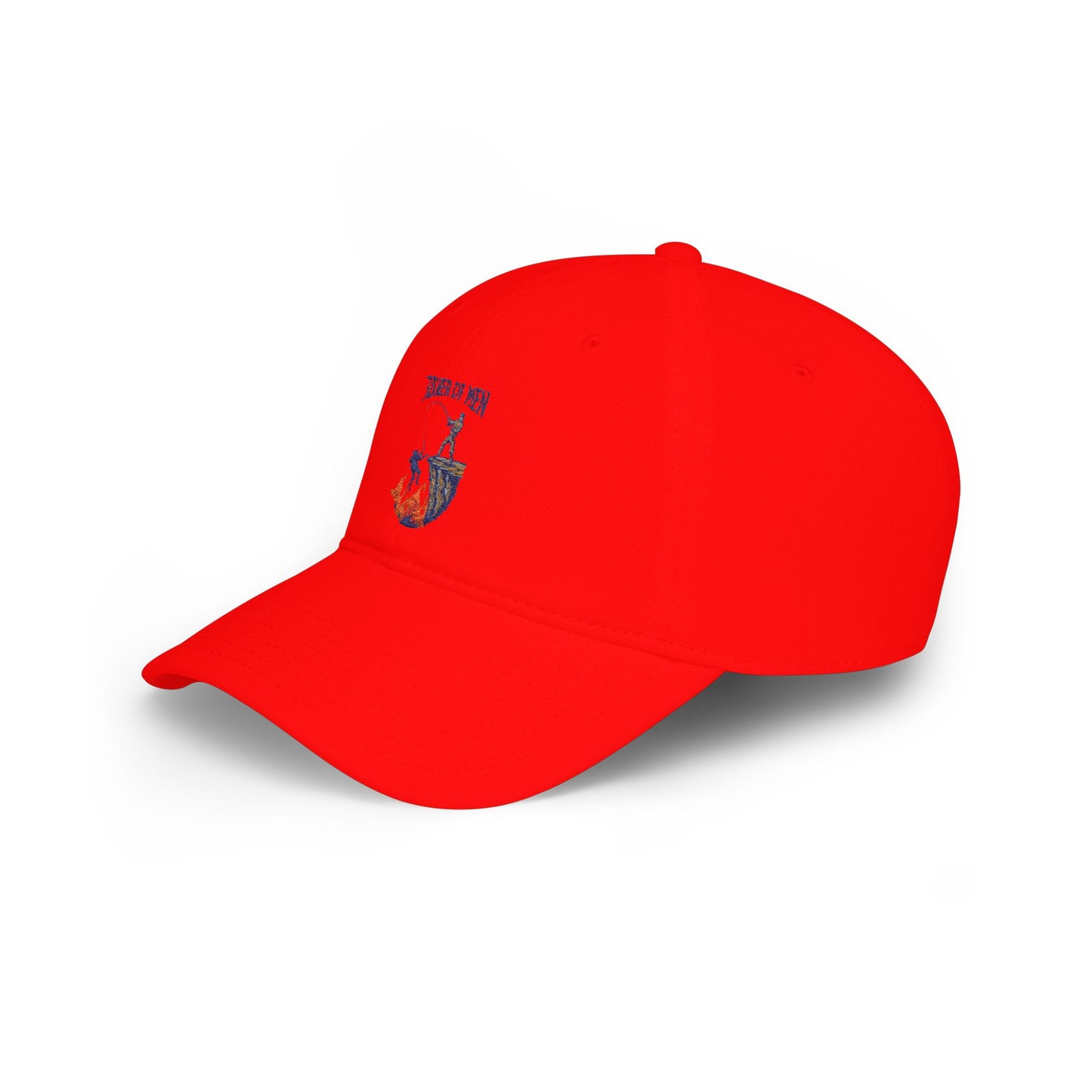 Fishing Dad Low Profile Baseball Cap — 'Fisher of Men' Nautical Embroidered Hat
