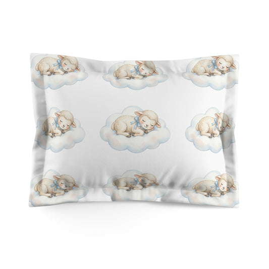 Baby's Breath Bouquet fully covered Pillow Sham – Floral Microfiber Decorative Pillowcase